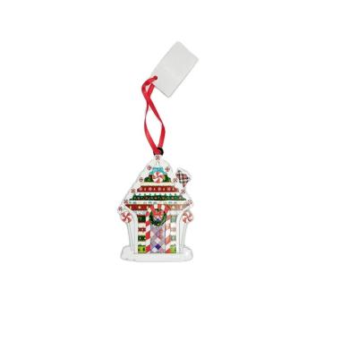 China Hot Selling Christmas Resin Christmas DIY Home Decoration Christamas Hanging Christmas Pendant Ornament for sale