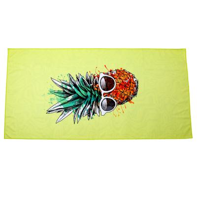 China Waffle Child Safe Beach Towels With Sublimation Printing Sand Beach Towel Microfiber Cheap Large Space Free OEM And ODM for sale