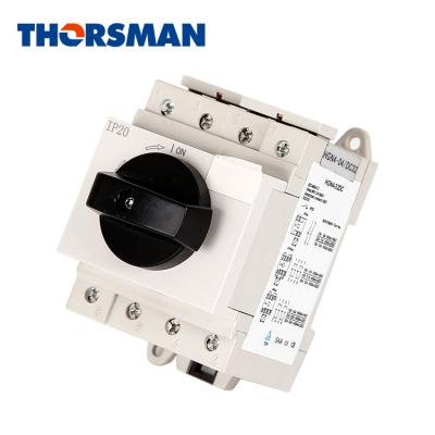 China PC + ABS THORSMAN 4 Pole 32A 1200V Mode Electric Power Supply DC Isolating Switch for sale