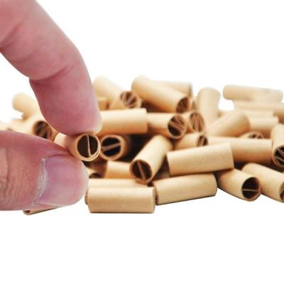 China Hot Rolling Paper 100 PCS Pre Rolled Filter Rolling Paper Tips 6MM Unbleached Tips for sale