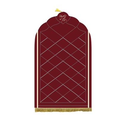 China Non-slip Thick Foam Prayer Mat Muslim Prayer Mat Rug Memory Foam for sale