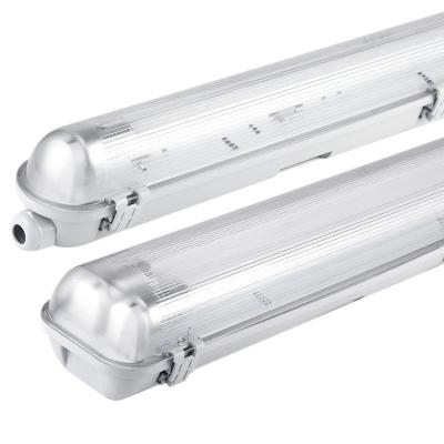 China Warehouse China IP65 LED T8 Fluorescent Tube Aquarium Triproof Light Waterproof Dustproof Light Fixture for sale