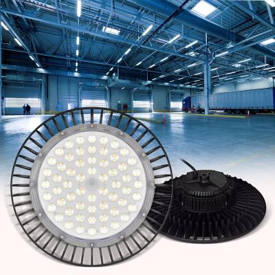 China Factory 100W 150W 200W Commercial Industrial Highbay Lighting Workshop Led UFO High Bay Light For Supermarket Warehouse Gym for sale