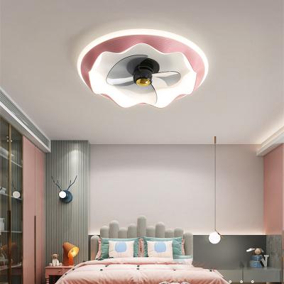 China Latest Modern Modern 3 Color Change Led Ceiling Fans Lights With Remote Control Lighting Living Room Bedroom for sale