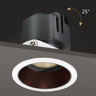 China New Modern Modern Led Downlight Frame Included Die Casting Aluminum Indoor Light Fixture Anti-glare Concealed Downlight for sale