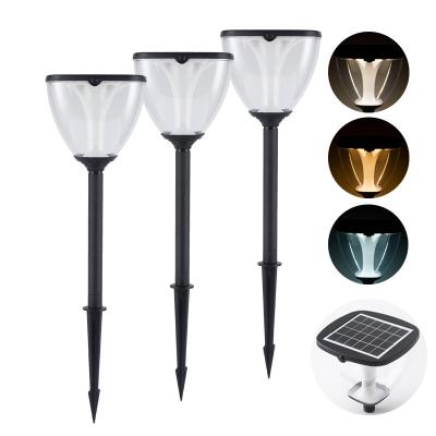 China AIER Solar Powered Garden Lamp Waterproof IP65 Landscape Lighting Outdoor Garden Pathway Patio Yard Lawn LED Solar Light Decoration for sale