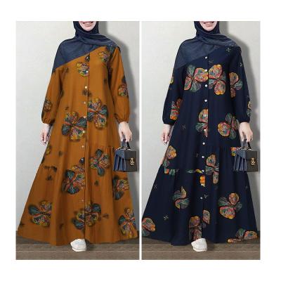 China Anti-pilling 2023 High Quality Muslim Women Dresses Abaya For Women Muslim Dubai Islamic Clothes for sale