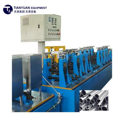 China Reliable Decorative Pipe SS Decorative TIG Pipe Mill Shiny Stainless Steel Tube Making Machine for sale