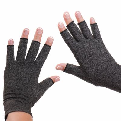 China Health Gloves Newkucky Half Finger Cotton Compression Arthritis Gloves for sale