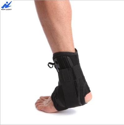 China Black Cheap Ankle Support Performance Stabilizer Neoprene Ankle Brace Support Adjustable Ankle Brace for sale