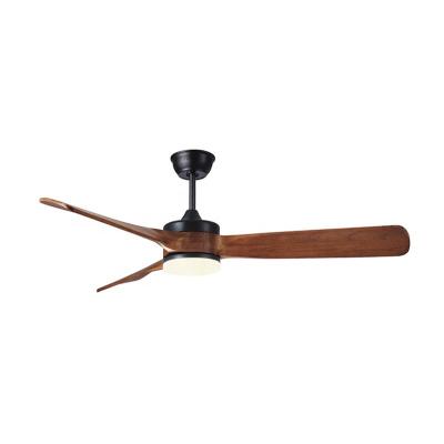 China With Headlight 52 Inch Electric Indoor Outdoor Modern DC Ceiling Fan Light LED Solid Wood Wood Ceiling Fan With Light for sale