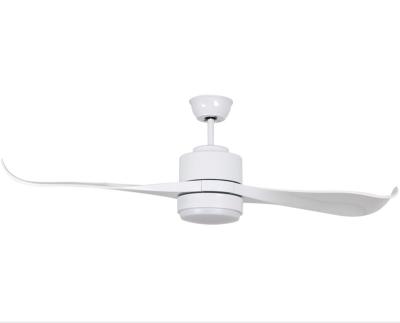 China Hotel Wind High Quality Natural ABS Plastic Blade RPM DC Motor Ceiling Fan With LED Light Te koop