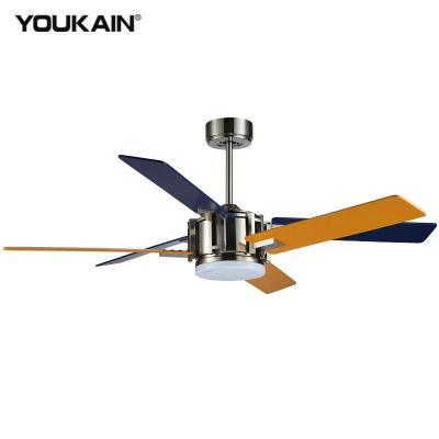 China With 6 Volt 220 Speed ​​DC Motor Aircraft Winding Plywood LED Light Ceiling Fans Smart Volt With Led Lights Te koop