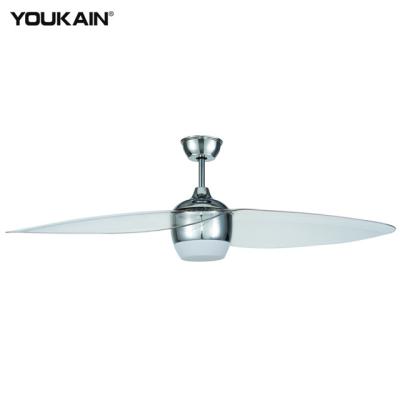 Cina Low Watt+New design+LED fan light 2 blade low cost new ac motor fancy design led ceiling fan with light in vendita