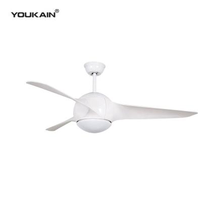 Китай With light modern simple solar lighting ceiling fan air cooling ac/dc 54 inch decorative ceiling fan with led light продается