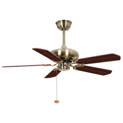 China Vintage Luxury Ceiling Fan Walnut Blades Wall Fan Retro 42