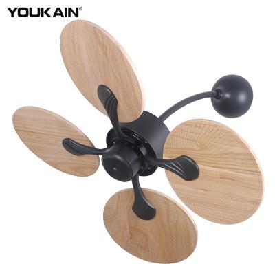 China Wall Fan With 18inch Pipe Fancy 32 Inch Wall Fan AC Motor Blade Wall Mount Decorative Remote Control Electric Home Solid Wood Ceiling Fan Te koop