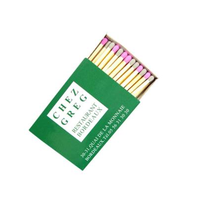 China Household Custom Matchbox Colored Key Safety Matches Cheap Advertising Candle Matches for sale