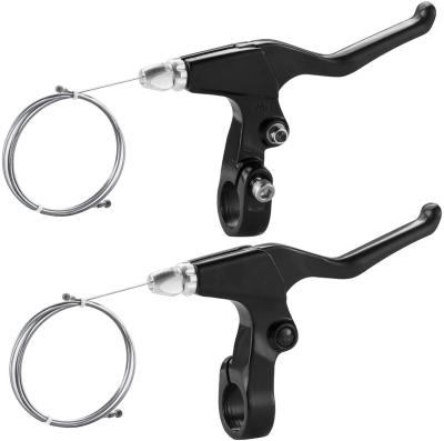 China Durable Brake Lever, BicycleStore 1 Pair Stainless Steel Bicycle Brake Grip With 160mm/6.3in 2 Extended Handlebar Recycle Brake Levers for sale