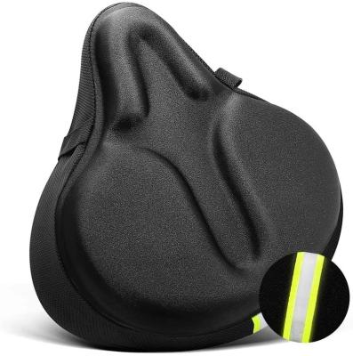 China Comfortable Soft Silicone Gel Bicycle Seat Soft Saddle Cover Soft Bike Seat Cover for sale