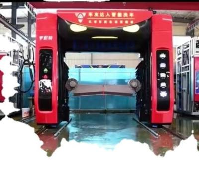 China Automatic Rollover Car Wash Machine With Smart Dryer System 2800x3600x2.935mm for sale