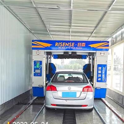 China Rollover Mobile Car Wash Equipment Full Automatic With Water Consumption for sale