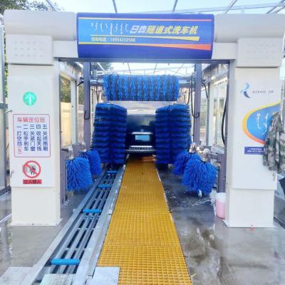 China Maximice la eficiencia con la lavadora automática de automóviles de túnel 2022 Lavadora de automóviles con cepillo en venta