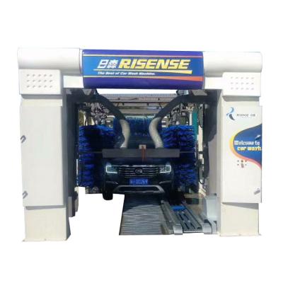 China Automatic Tunnel Car Wash Machine With Brushes And Air Dryer 9500*3800*3440mm for sale