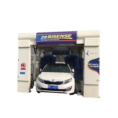 China High Pressure Water Automatic Car Wash Machine Tunnel 9 Brushes for sale