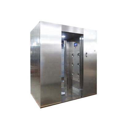 China Clean Room Entrace Stainless Steel 380v 50hz 0.75kw Automatic Induction Door Air Shower Tunnel For Sale for sale