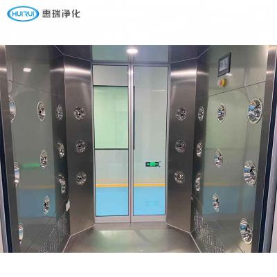 China Room Entrace 4000mm*2500mm*2600mm Door Decontamination Cleanroom Air Shower Clean Extracting Automatic Price for sale