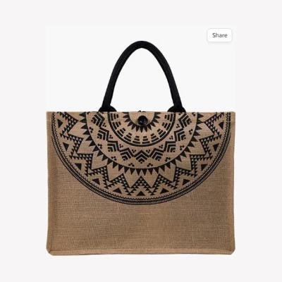 China 2023 Wholesale Vintage Women Bag Large Capacity Canvas Handled Single Shoulder Swap Tote Bags for sale