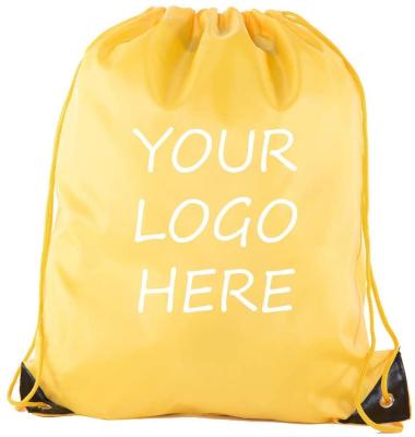 China Custom Logo Nylon Draw String Bag Waterproof Full Color Backpack Reused Waterproof Colorful Drawstring Bag for sale