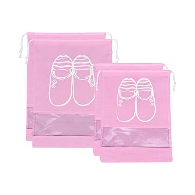 China Fashion Factory Window Dust Cover Pouch Purse Purse Dust Bags Drawstring Dust Bag Promotional Clear Shoes for sale