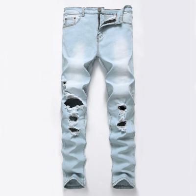 China QUICK DRY Leg Men's Straight Leg Men's Jeans Brand UPPER Cotton Brand Jeans Retro Style Casual Jeans for sale