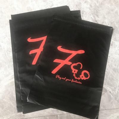 China Security recycle custom luxury matte black poly mailer own shipping various size bag orange poly bag logo usps printing mailers for sale