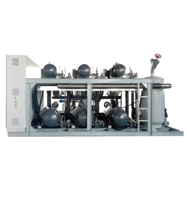 China Wholesale Frozen Food Machine High Performance Compressor Unit Pumping Devices For Tunnel Freezer for sale