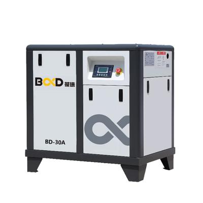 China 30hp 22KW lubricated direct driven screw air compressor for sale for sale