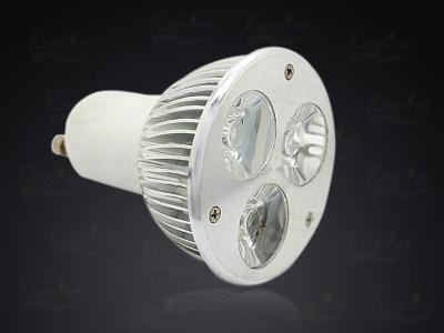 China Projector branco/puro morno do diodo emissor de luz do branco GU10 para o caso de mostra home que ilumina 3 watts 280lm à venda