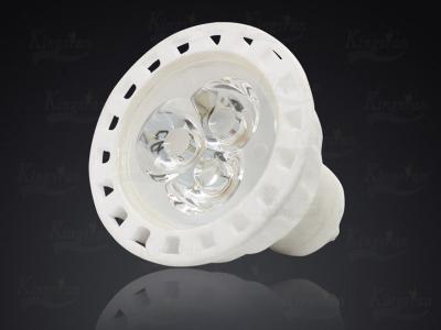 China High Efficiency MR16 / GU10 / E27 High Power LED Spotlights Bulb Energy Saving Ra 80 3W for sale