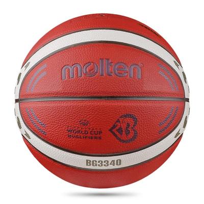 China Basketball training and pratice Customizable Hygroscopic Material Logo Basket Ball Cheap Inflatable Rubber Basketball for sale