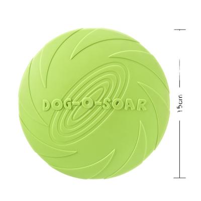 China Hand Wash Pet Training Toy Interactive Dog Chew Toys Resistance Bite Toys Pet Frisbeed Soft Rubber Dog Frisbeed for sale