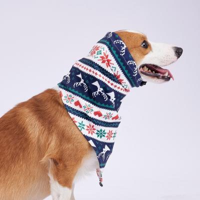 China Stocked Cute High Quality Pet Christmas Stocking Durable Triangle Multifunctional Pet Scarf Christmas for Pets for sale