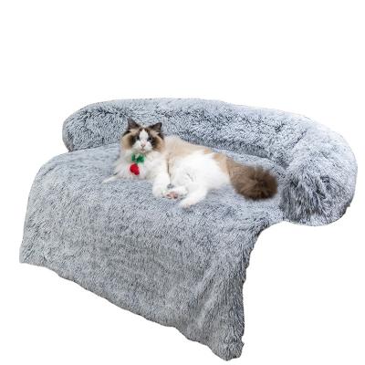 China Breathable Thickened Warm Plush Cushion Kennel Pet Bed Plush Blanket Winter Pet Nest Pet Blanket for sale