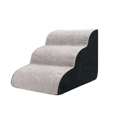 China High Quality Sustainable Durable Removeable Pet Steps Practical Stairs Non Slip Foam Pet Stairs For Bed for sale