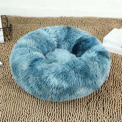 China Soft Dogs Pet Bed Cushion For Dog Cat Pet Bed Nest Kennel Round Pet Mat for sale