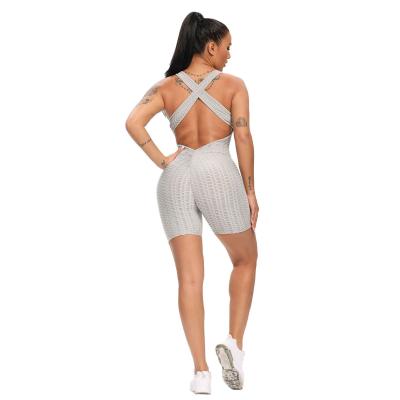 China QUICK DRY BACKLESS TOP LADY'S BRA BODYSUIT CORSS BACK RACER FROM CENTRAL INSTITUTE OF HOTSALE STATISTICS AND SHORT JUMPSUIT for sale