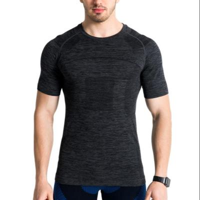 China Antibacterial High Quality Gym Fitness Clothing Men's Professional Sports Cool Fitness T-shirts Running Quick Dry Man Short Sleeve T-shirts for sale