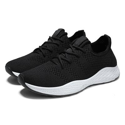 China Fashion Trend Size 39-49 Fashion Fly Large New Knitted Upper Breathable Casual Running Men Sport Shoes for sale