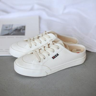 China Fashion\comfortable\durable 2019 woman rubber canvas shoes most hotsale ladies outdoor outsole shoes for sale